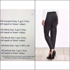 Banana Republic Faux Leather Pants